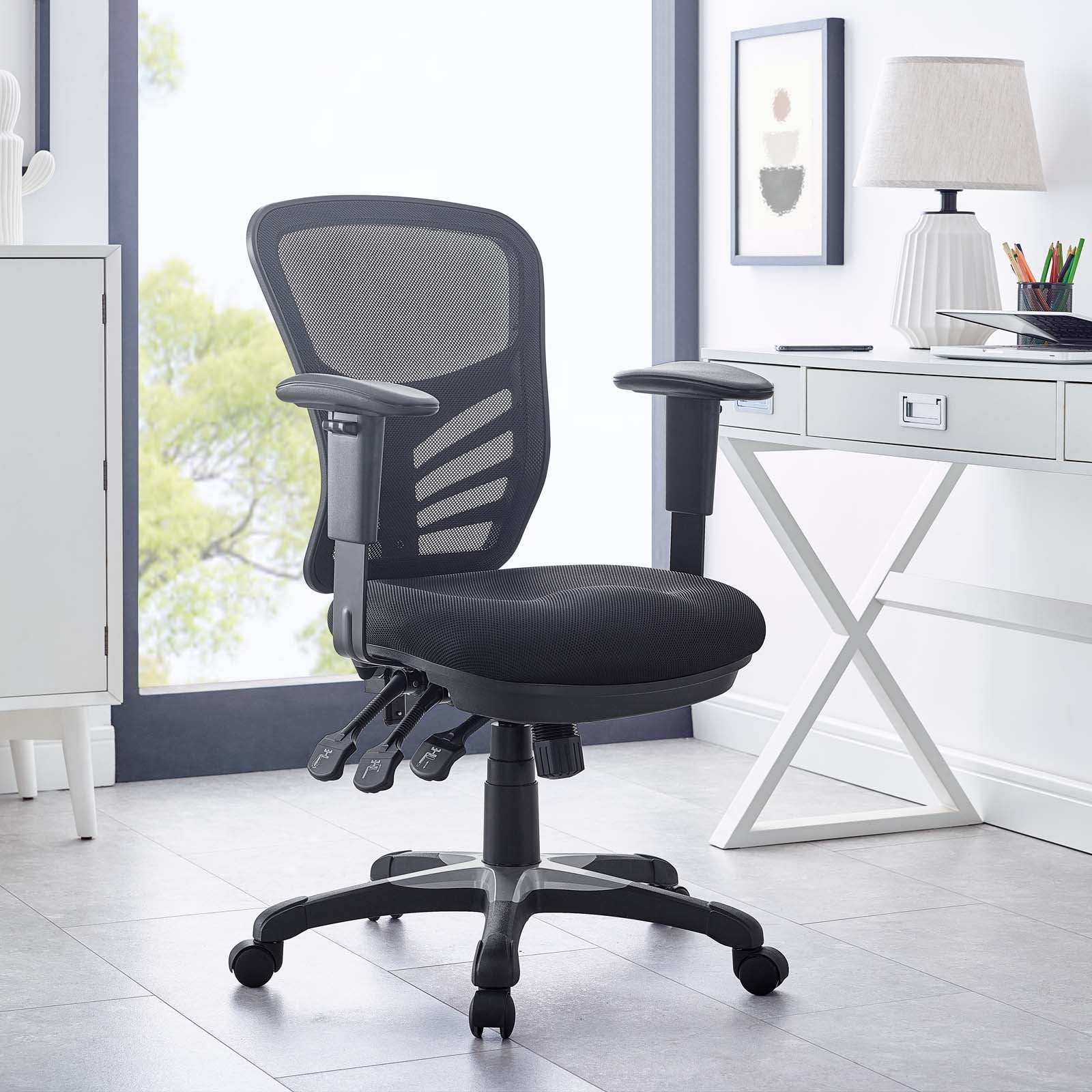 Calibrate mesh outlet drafting chair