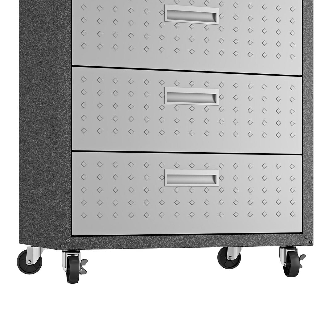 3-Piece Fortress Mobile Garage Cabinet and Worktable 6.0 - East Shore Modern Home Furnishings