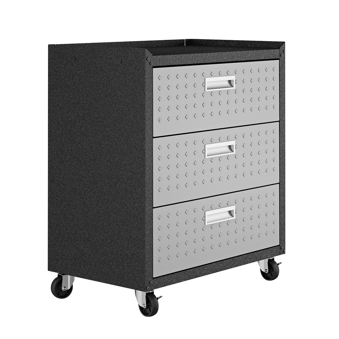 3-Piece Fortress Mobile Garage Cabinet and Worktable 6.0 - East Shore Modern Home Furnishings