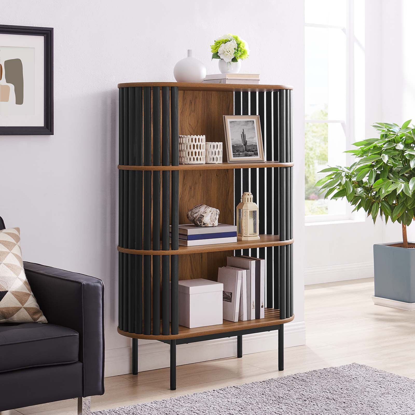 Fortitude Three Tier Display Cabinet - East Shore Modern Home Furnishings