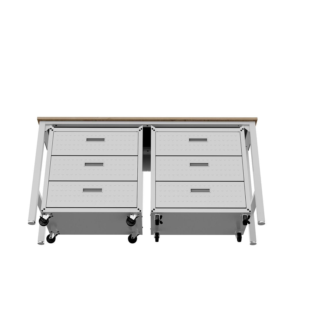 3-Piece Fortress Mobile Garage Cabinet and Worktable 6.0 - East Shore Modern Home Furnishings