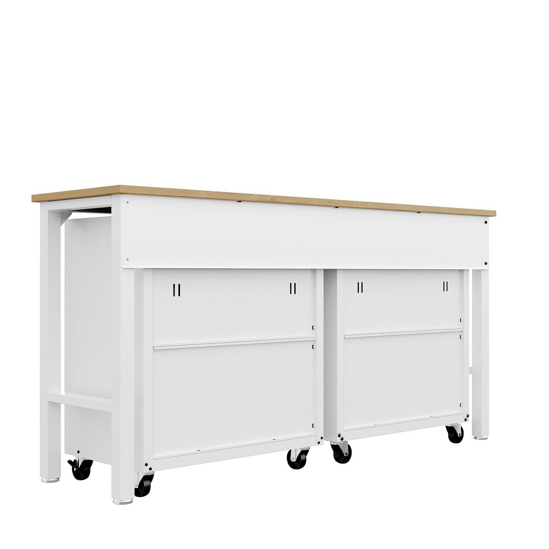 3-Piece Fortress Mobile Garage Cabinet and Worktable 6.0 - East Shore Modern Home Furnishings