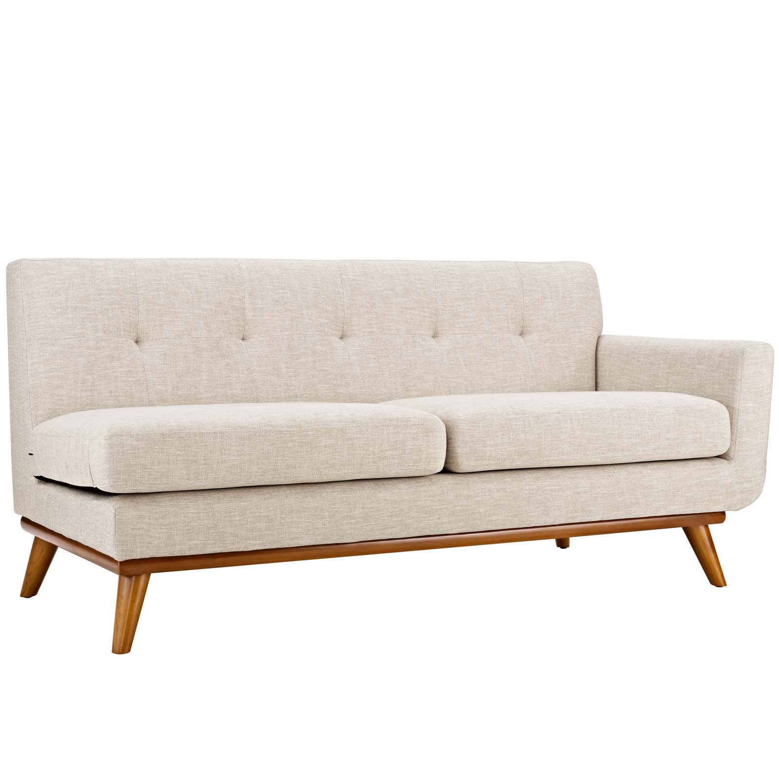 Engage Right-Arm Upholstered Fabric Loveseat - East Shore Modern Home Furnishings