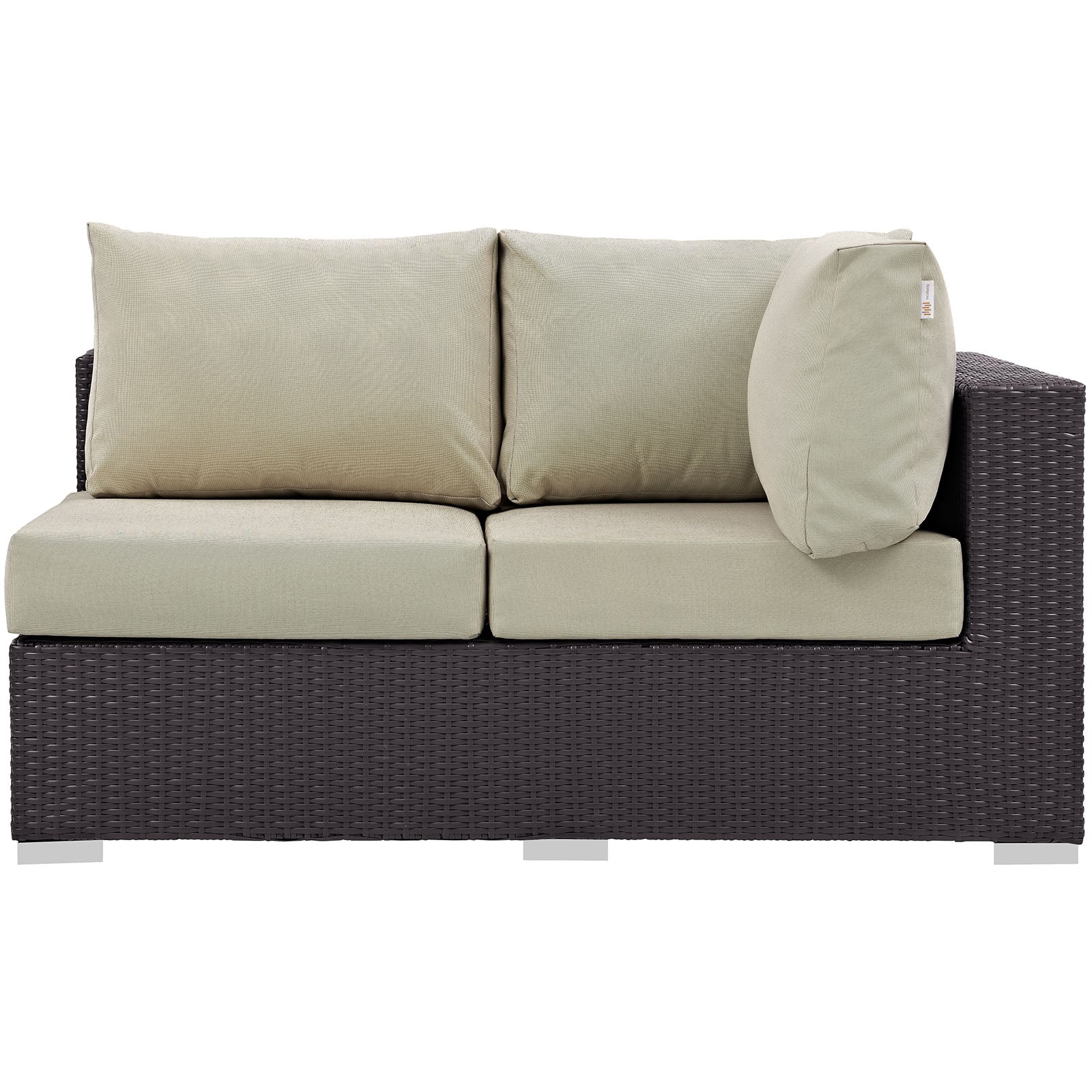 Convene Outdoor Patio Right Arm Loveseat - East Shore Modern Home Furnishings