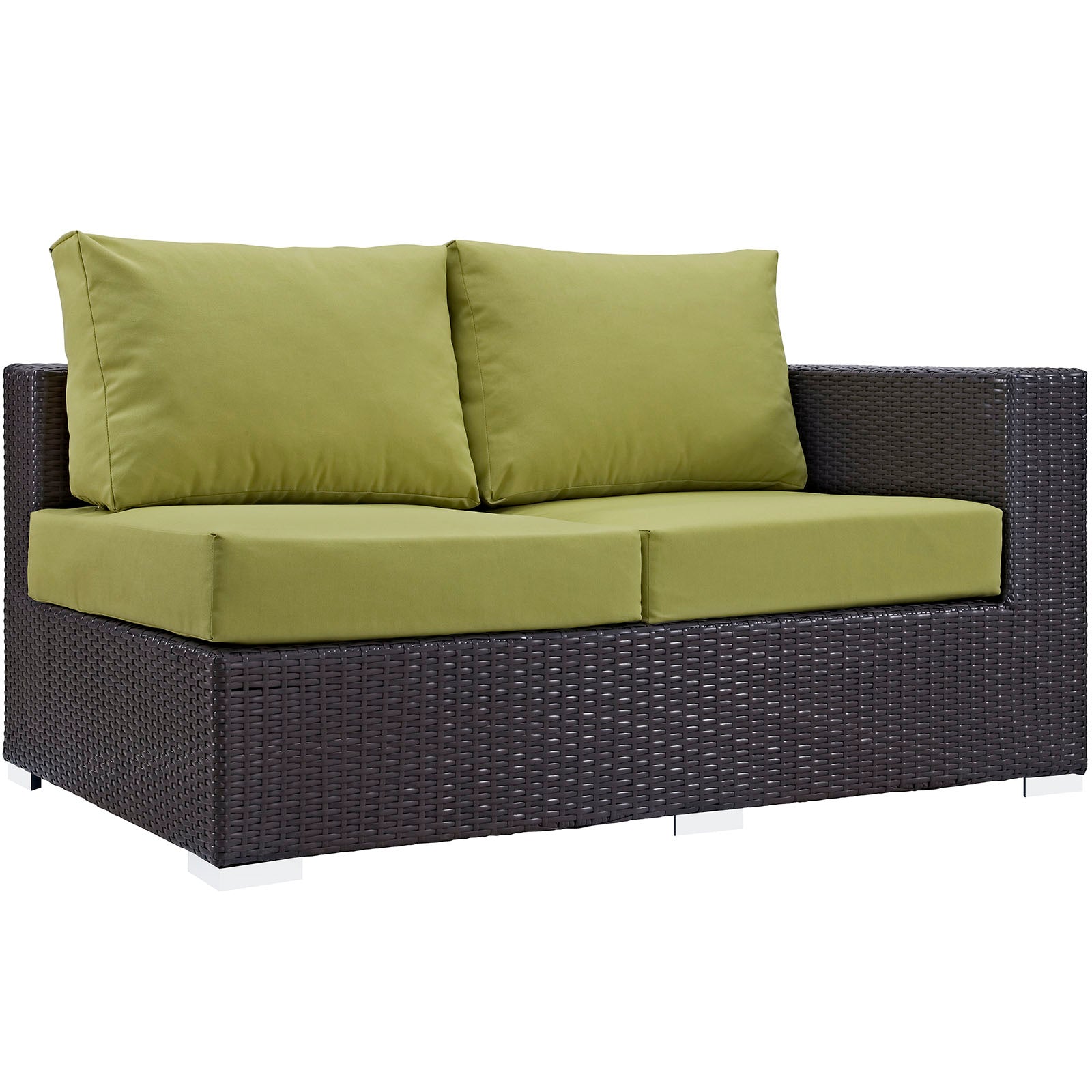 Convene Outdoor Patio Right Arm Loveseat - East Shore Modern Home Furnishings