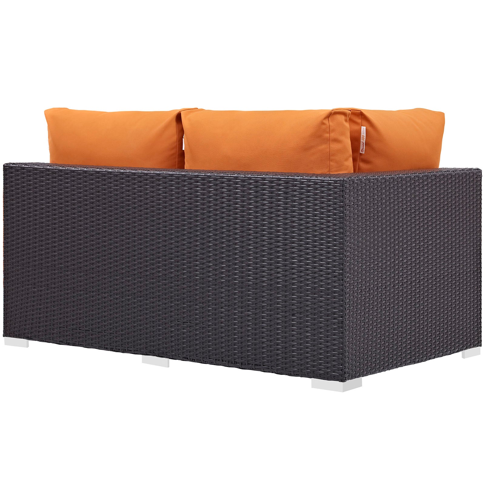 Convene Outdoor Patio Left Arm Loveseat - East Shore Modern Home Furnishings