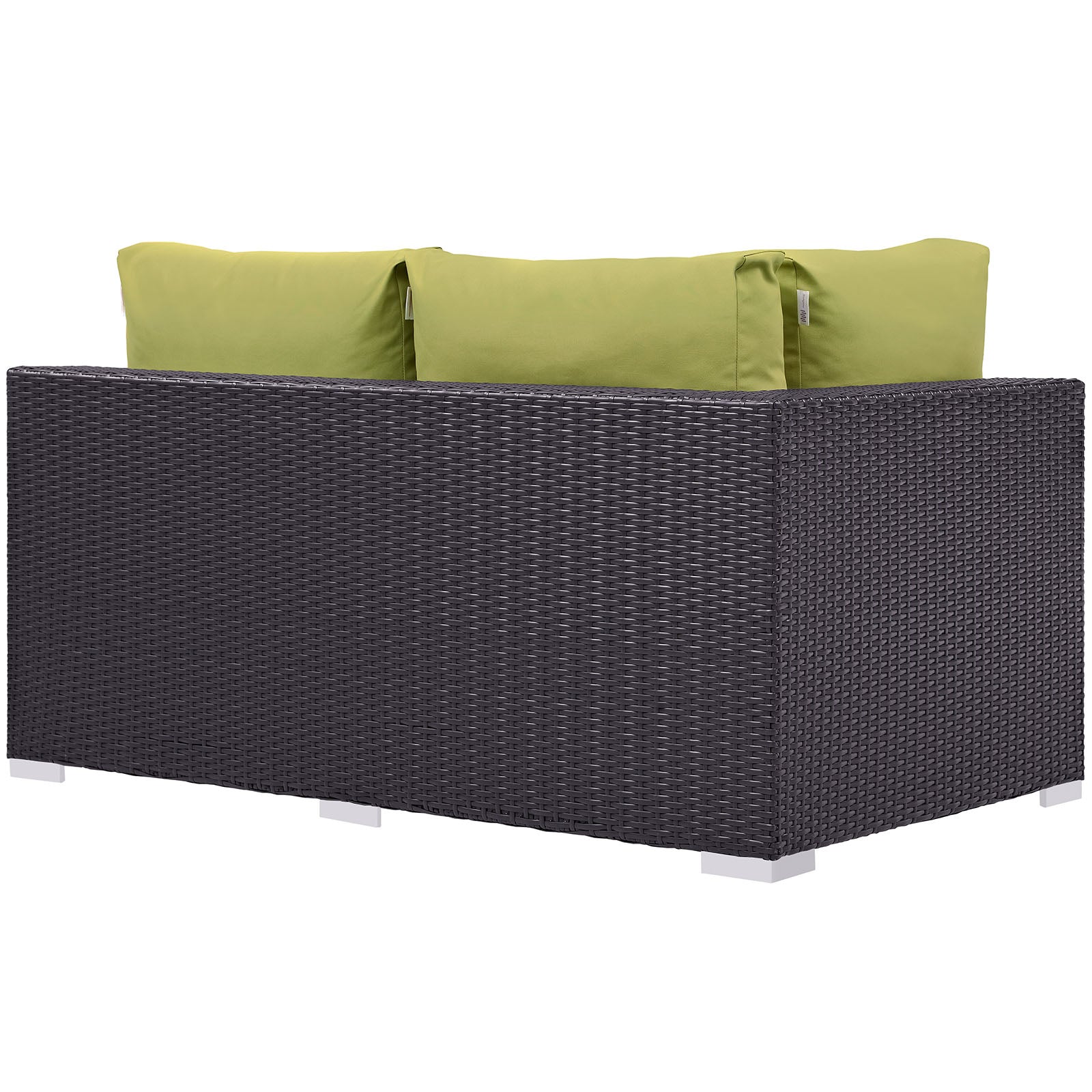 Convene Outdoor Patio Left Arm Loveseat - East Shore Modern Home Furnishings