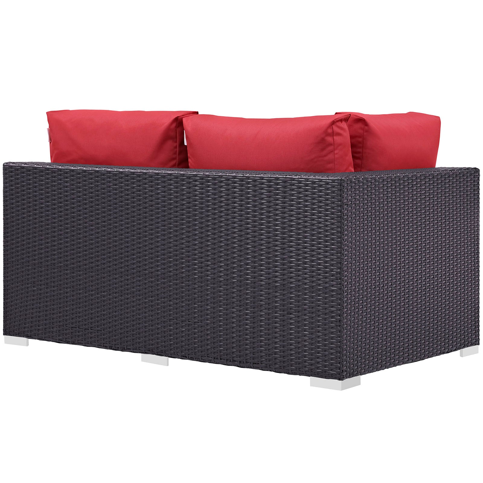 Convene Outdoor Patio Left Arm Loveseat - East Shore Modern Home Furnishings