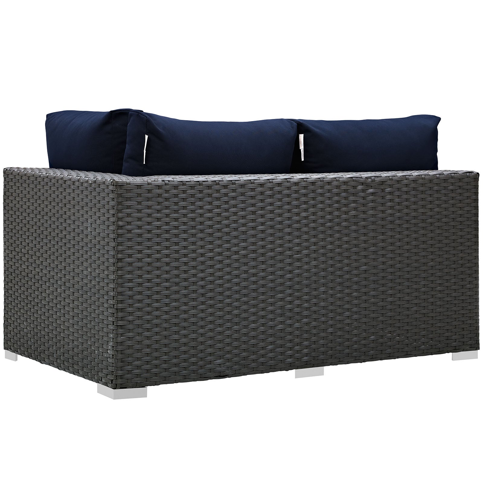 Sojourn Outdoor Patio Sunbrella® Right Arm Loveseat - East Shore Modern Home Furnishings