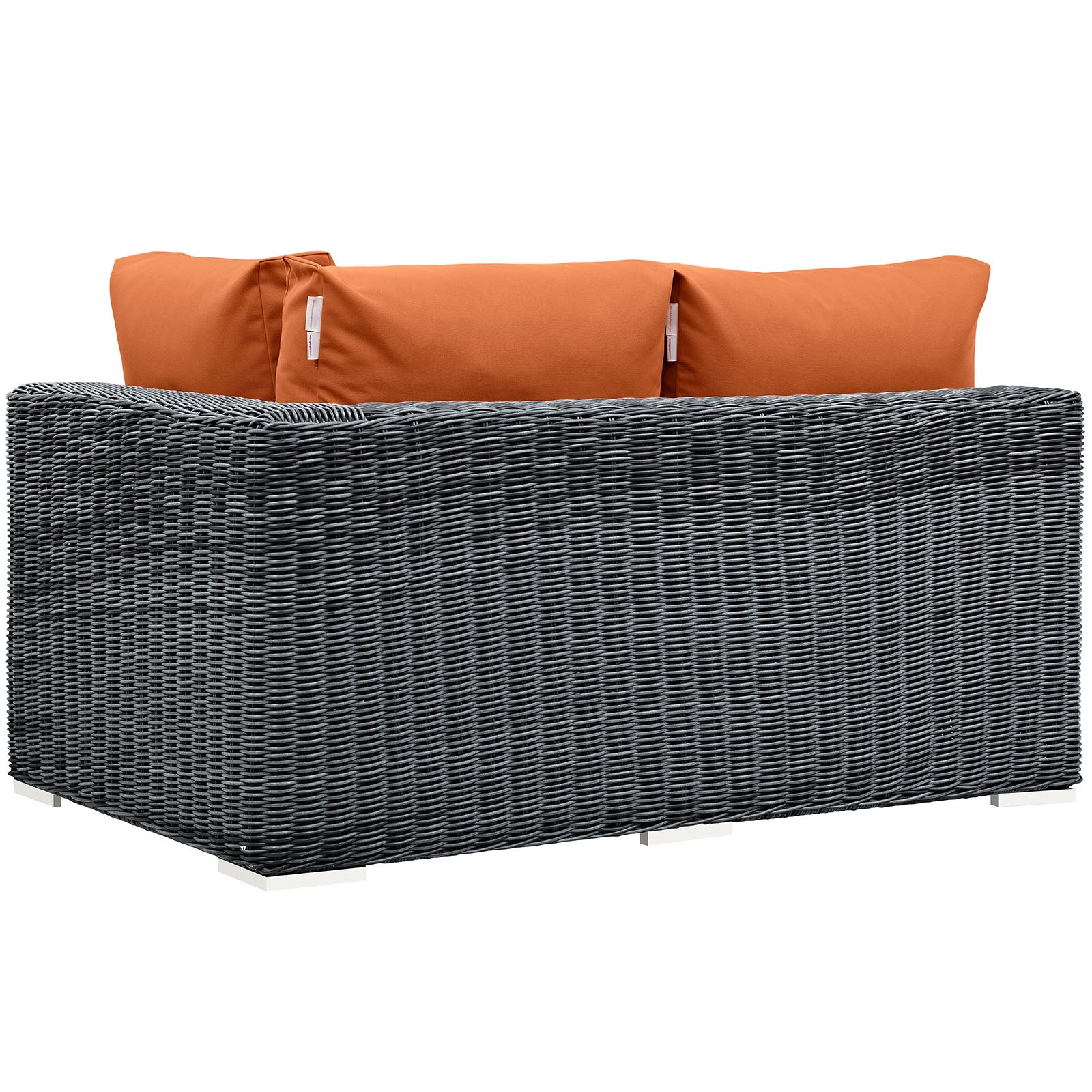 Summon Outdoor Patio Sunbrella® Right Arm Loveseat - East Shore Modern Home Furnishings