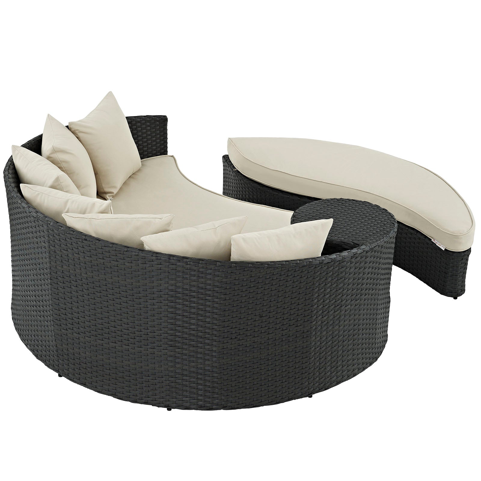 Sojourn Outdoor Patio Sunbrella® Daybed - East Shore Modern Home Furnishings