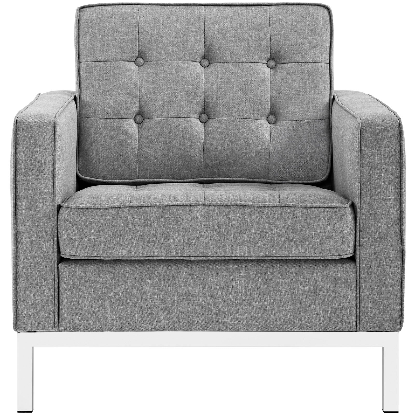 Loft Upholstered Fabric Armchair - East Shore Modern Home Furnishings