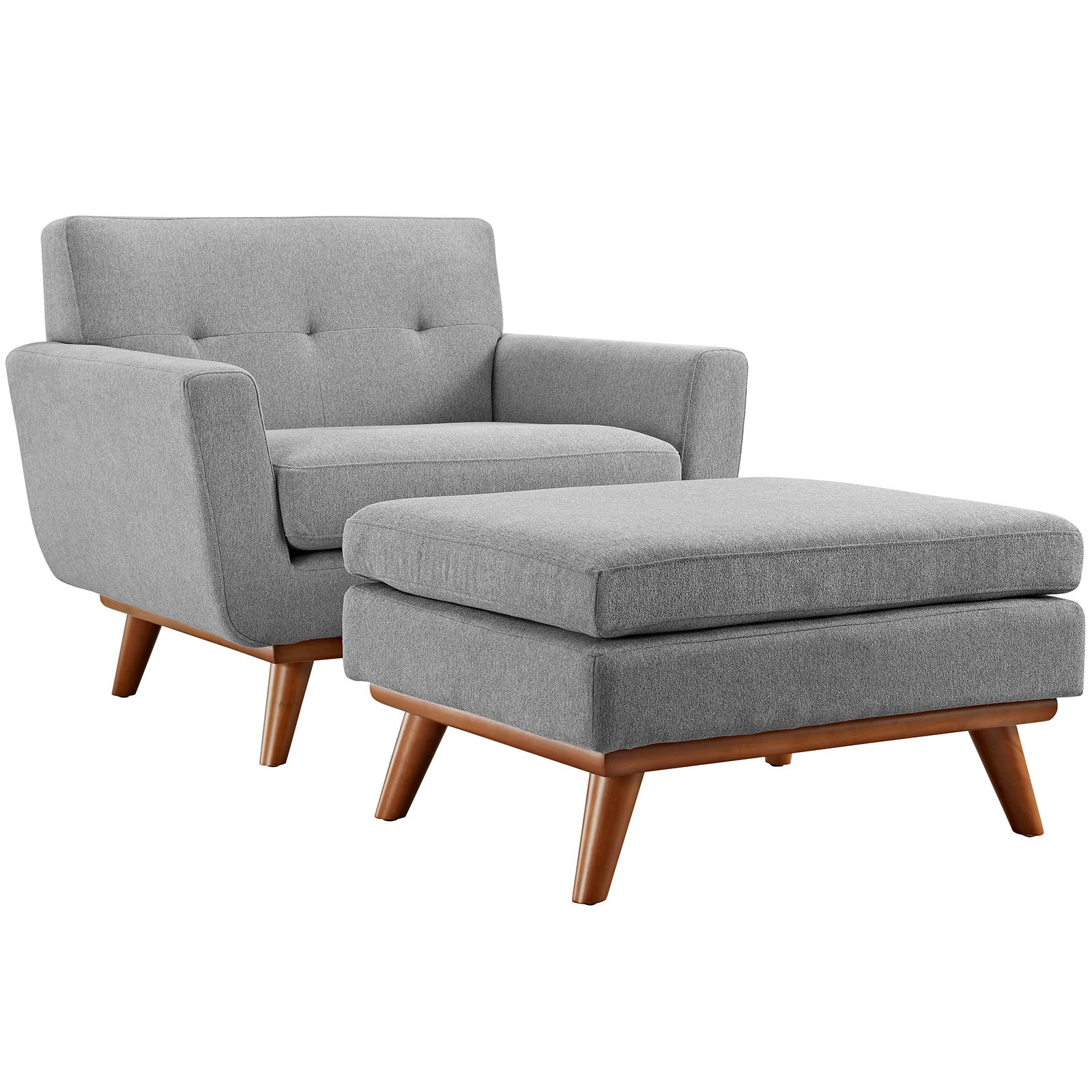 Engage 2 Piece Armchair and Ottoman - East Shore Modern Home Furnishings