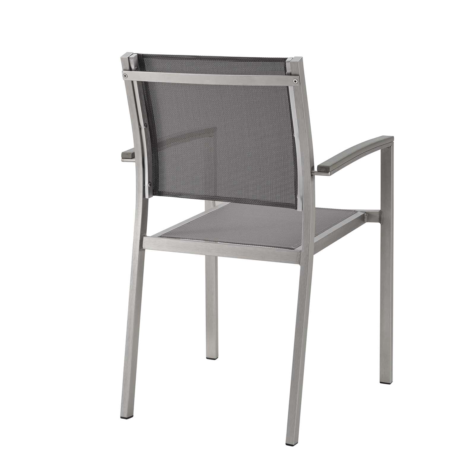 Modway shore outdoor patio aluminum online armchair