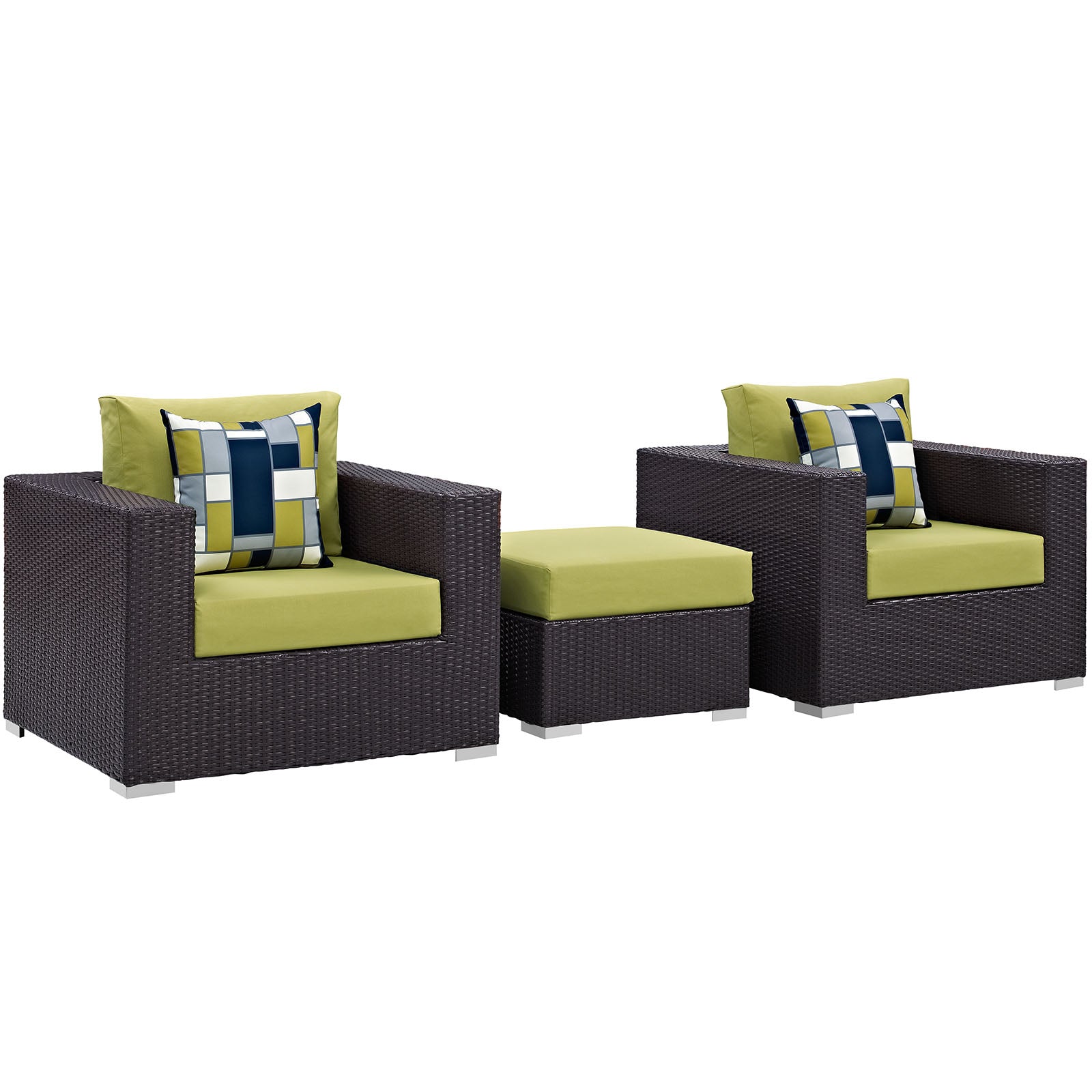 Convene 3 Piece Outdoor Patio Sofa Set - East Shore Modern Home Furnishings