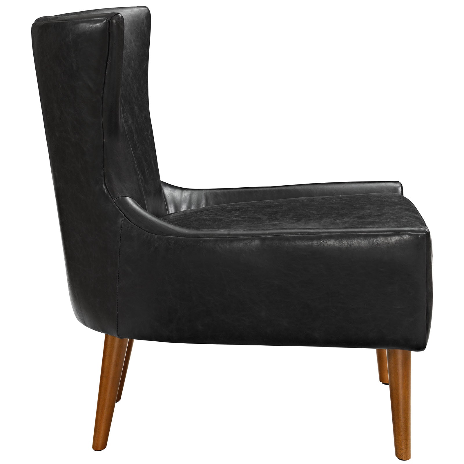 Keen Upholstered Vinyl Armchair - East Shore Modern Home Furnishings