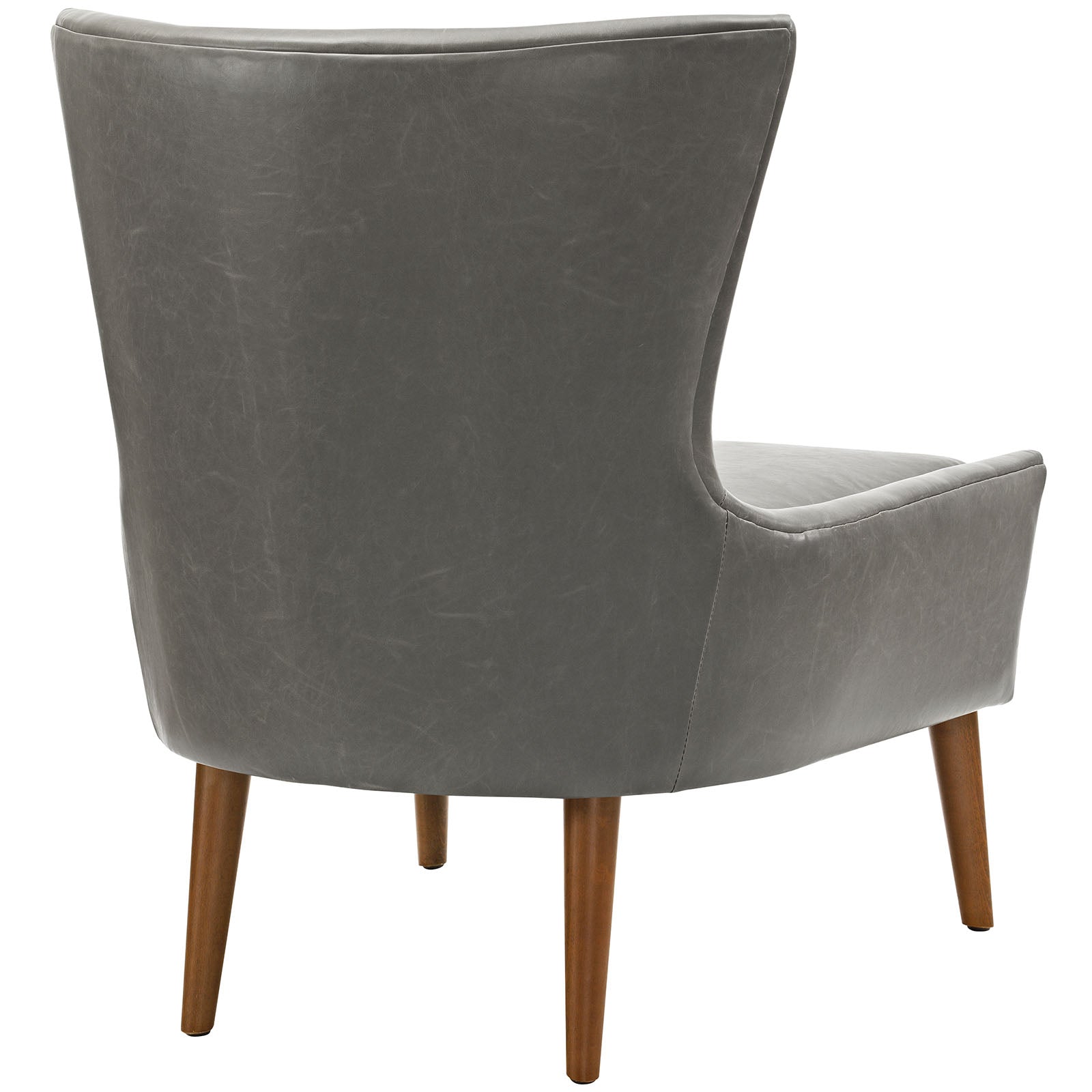 Keen Upholstered Vinyl Armchair - East Shore Modern Home Furnishings