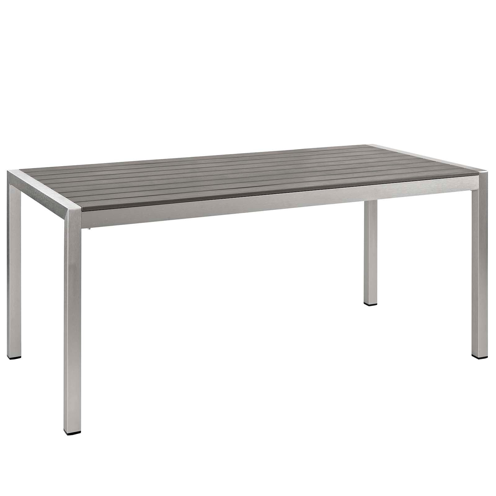 Shore 3 Piece Outdoor Patio Aluminum Dining Set - East Shore Modern Home Furnishings