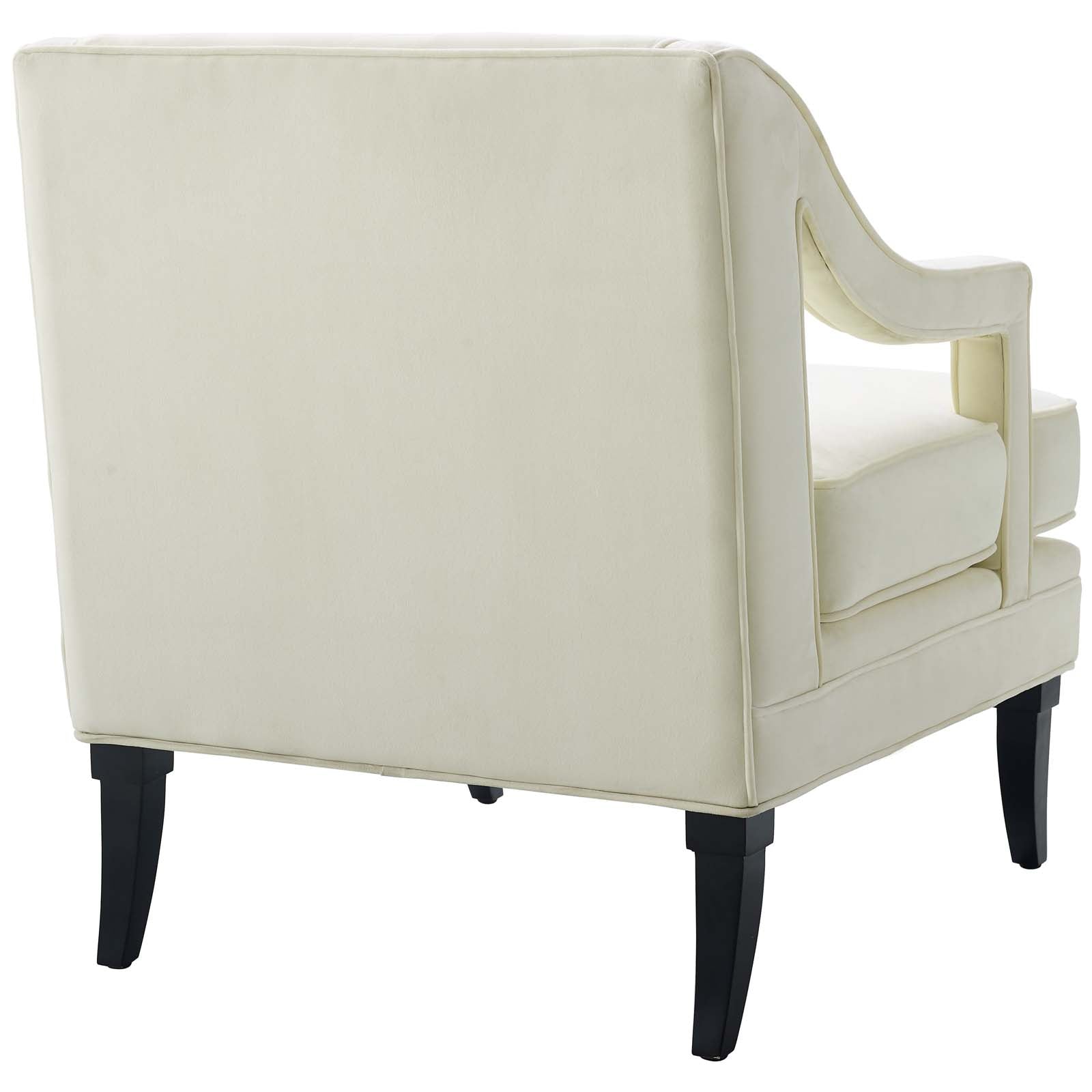 Concur Button Tufted Performance Velvet Armchair - East Shore Modern Home Furnishings