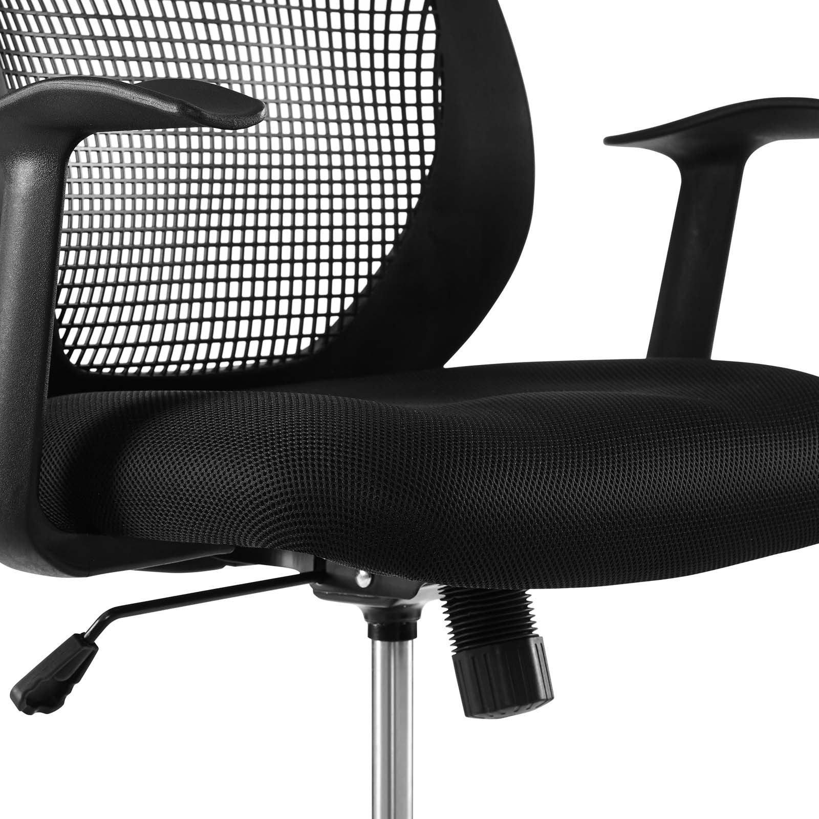 Intrepid Mesh Drafting Chair   EEI 3194 BLK 6 