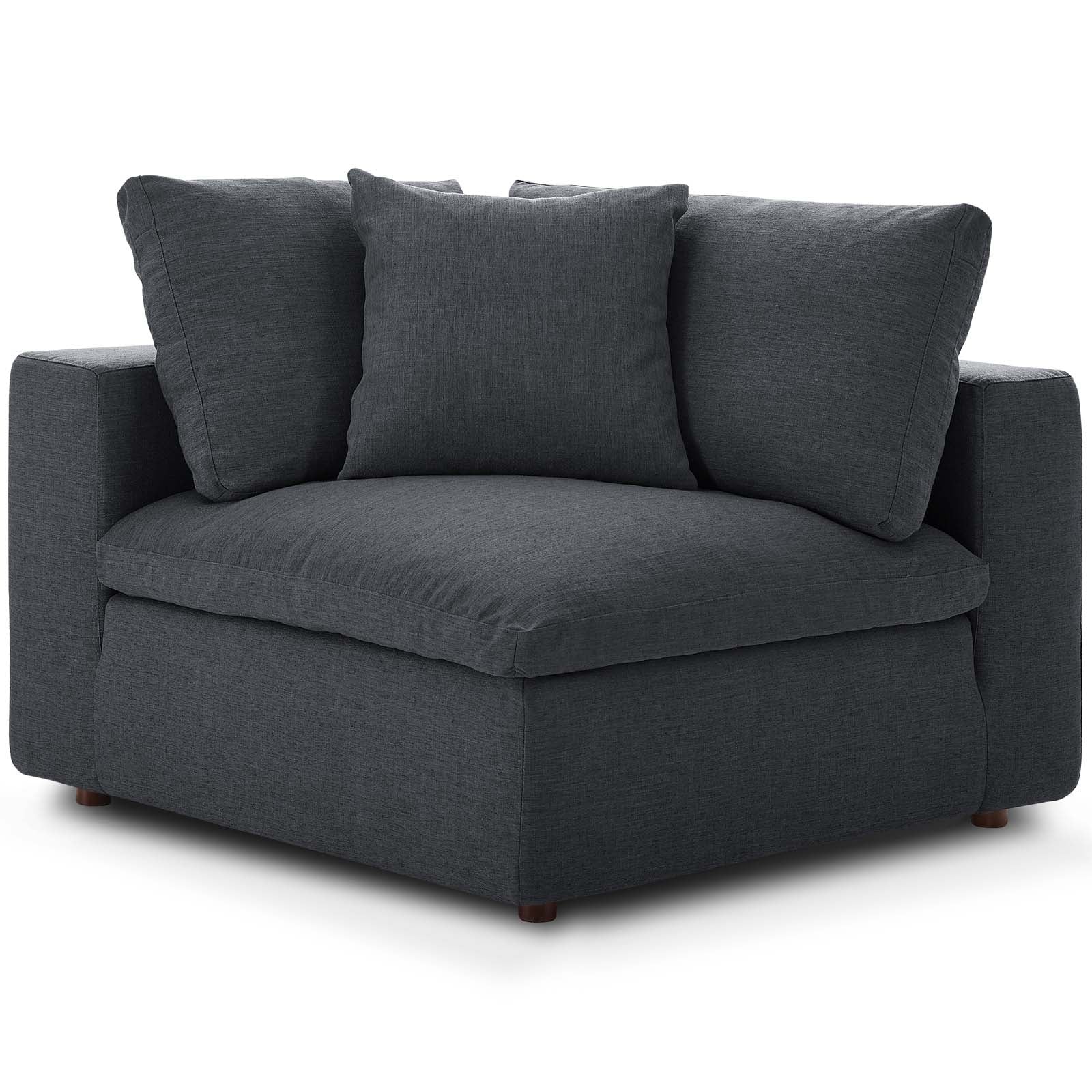 Commix Down Filled Overstuffed 3 Piece Sectional Sofa Set