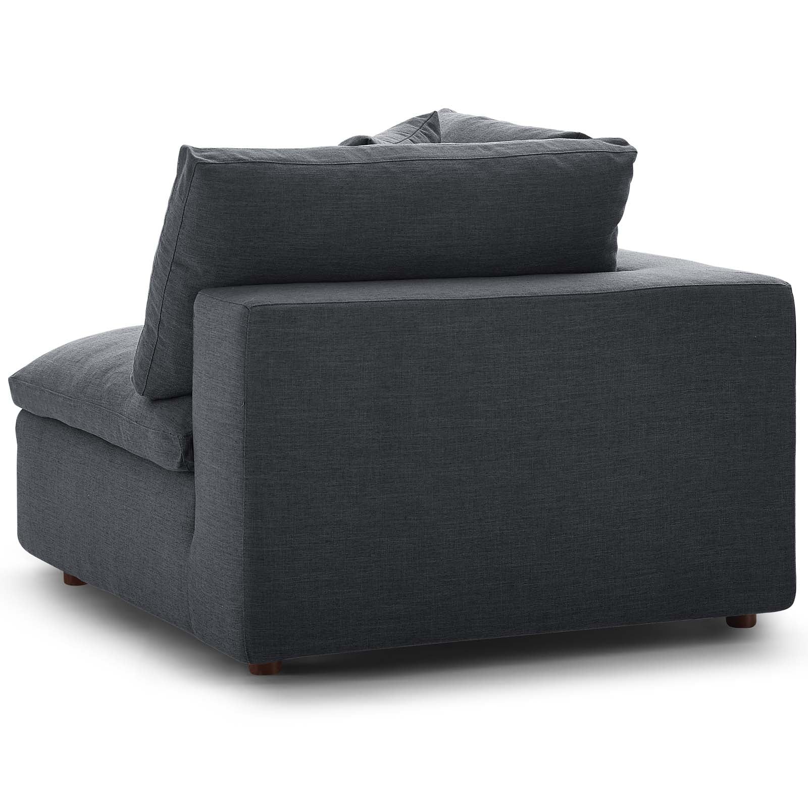 Commix Down Filled Overstuffed 4 Piece Sectional Sofa Set - East Shore Modern Home Furnishings