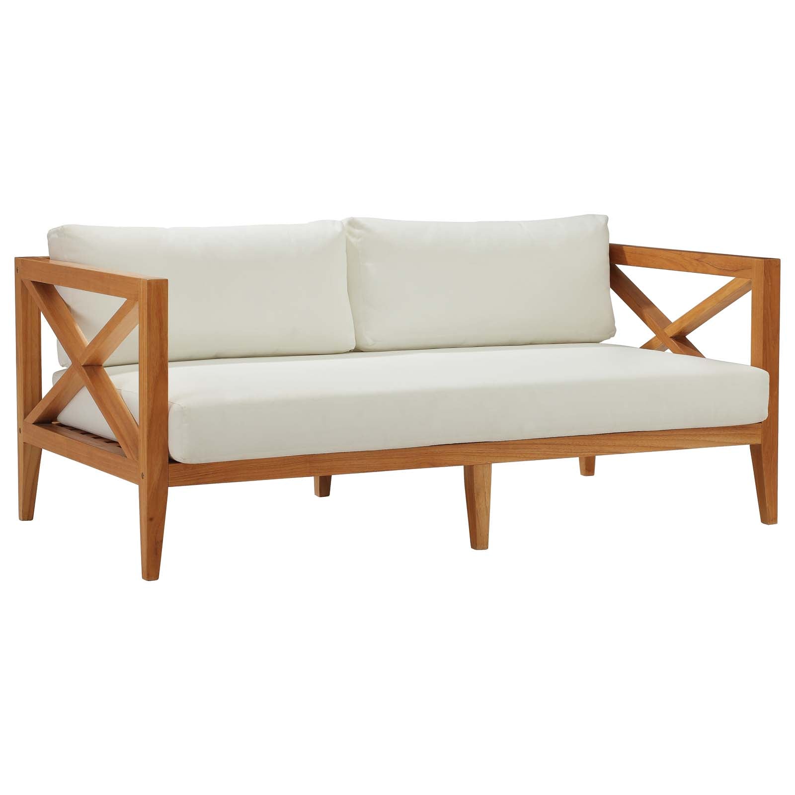 Northlake Outdoor Patio Premium Grade A Teak Wood Sofa - East Shore Modern Home Furnishings