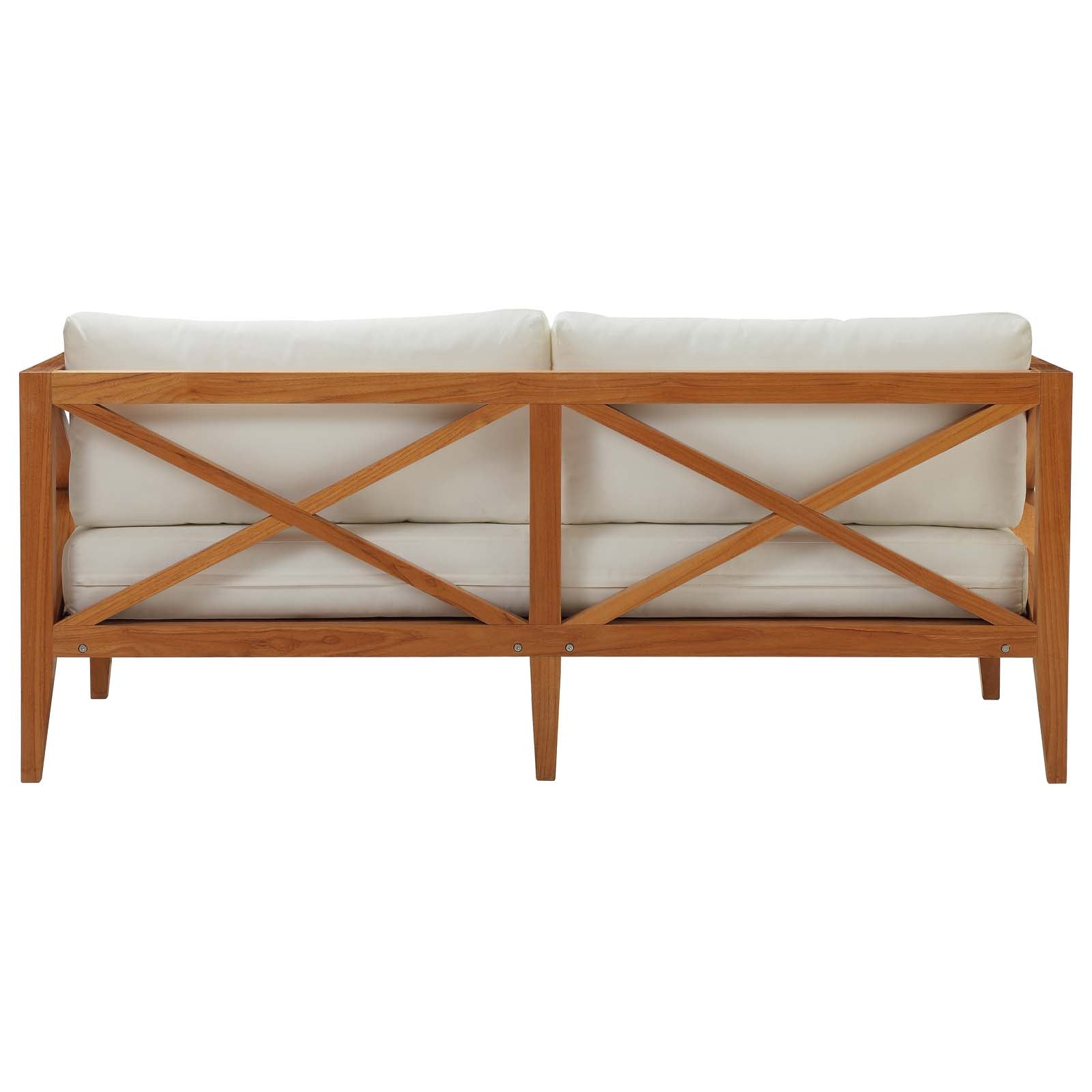 Northlake Outdoor Patio Premium Grade A Teak Wood Sofa - East Shore Modern Home Furnishings