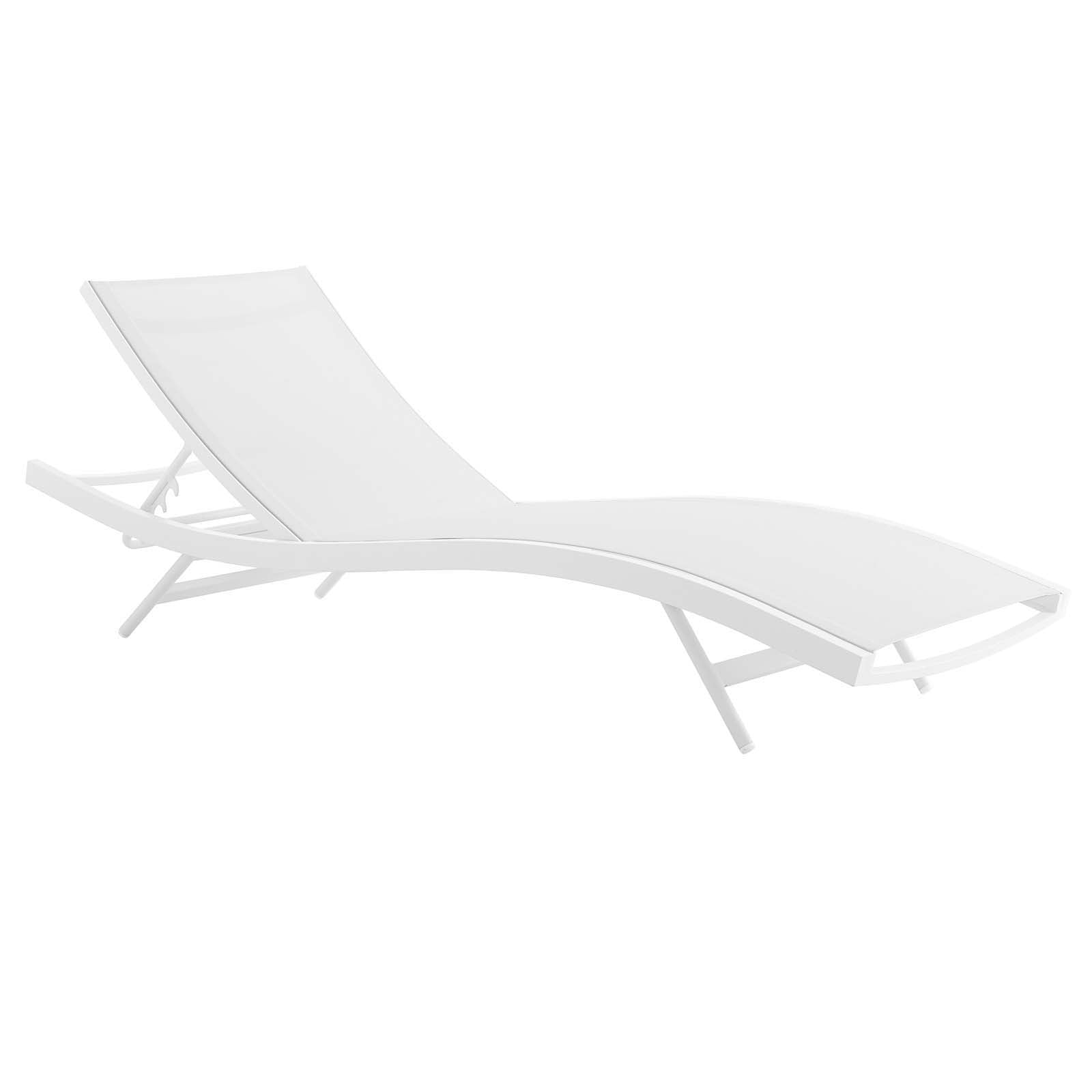 Glimpse Outdoor Patio Mesh Chaise Lounge Set of 2 - East Shore Modern Home Furnishings