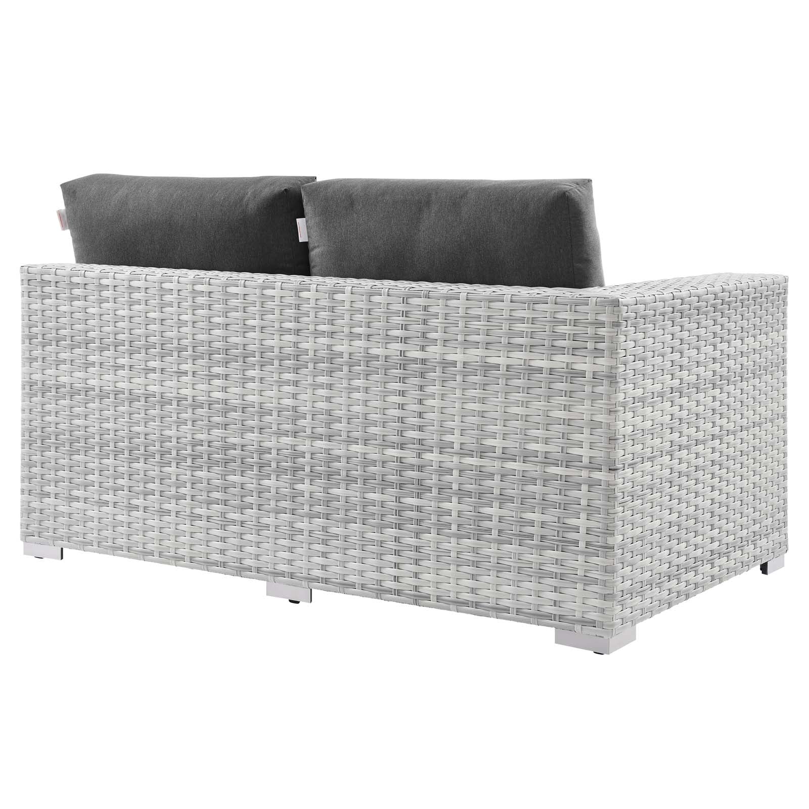 Convene Outdoor Patio Right-Arm Loveseat - East Shore Modern Home Furnishings