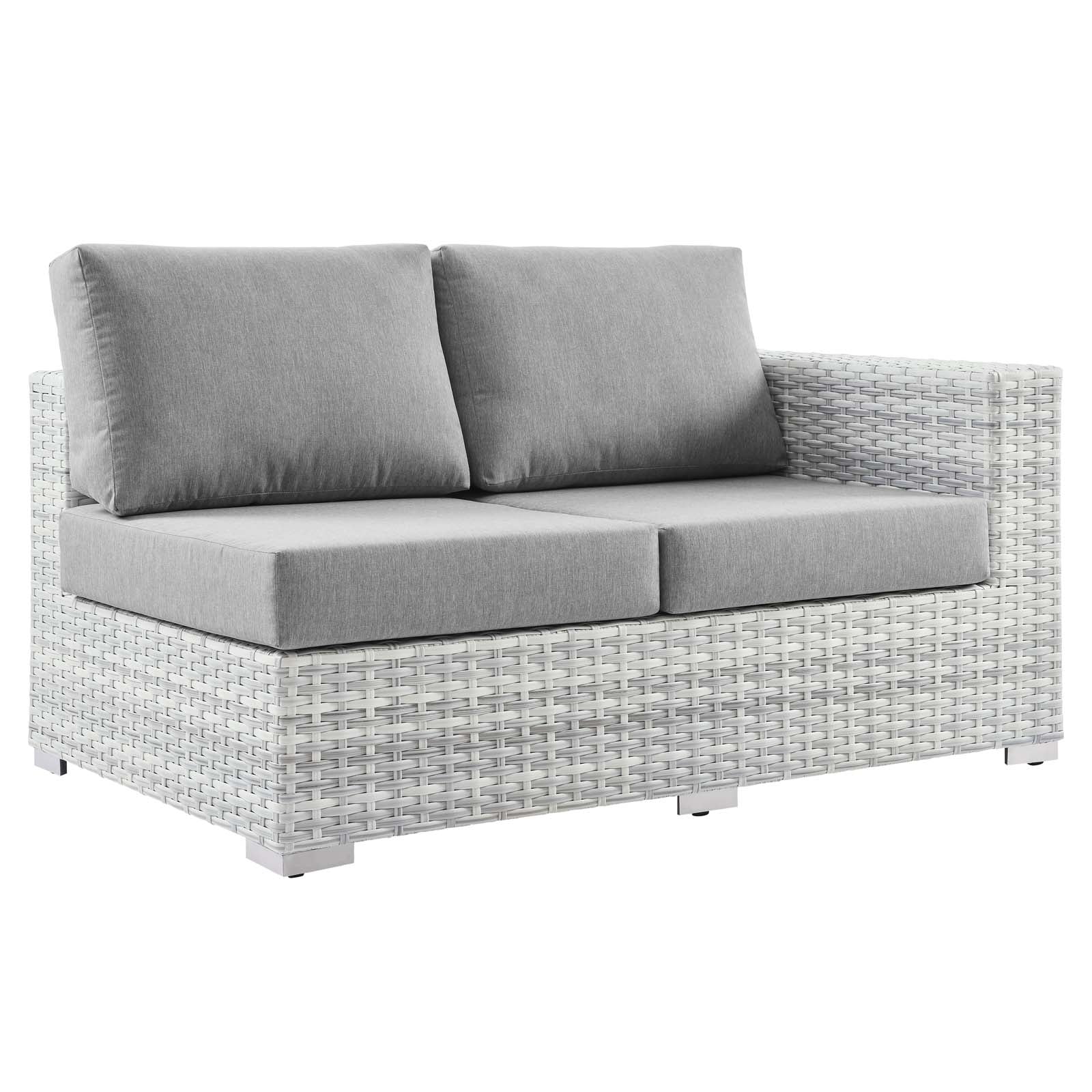 Convene Outdoor Patio Right-Arm Loveseat - East Shore Modern Home Furnishings