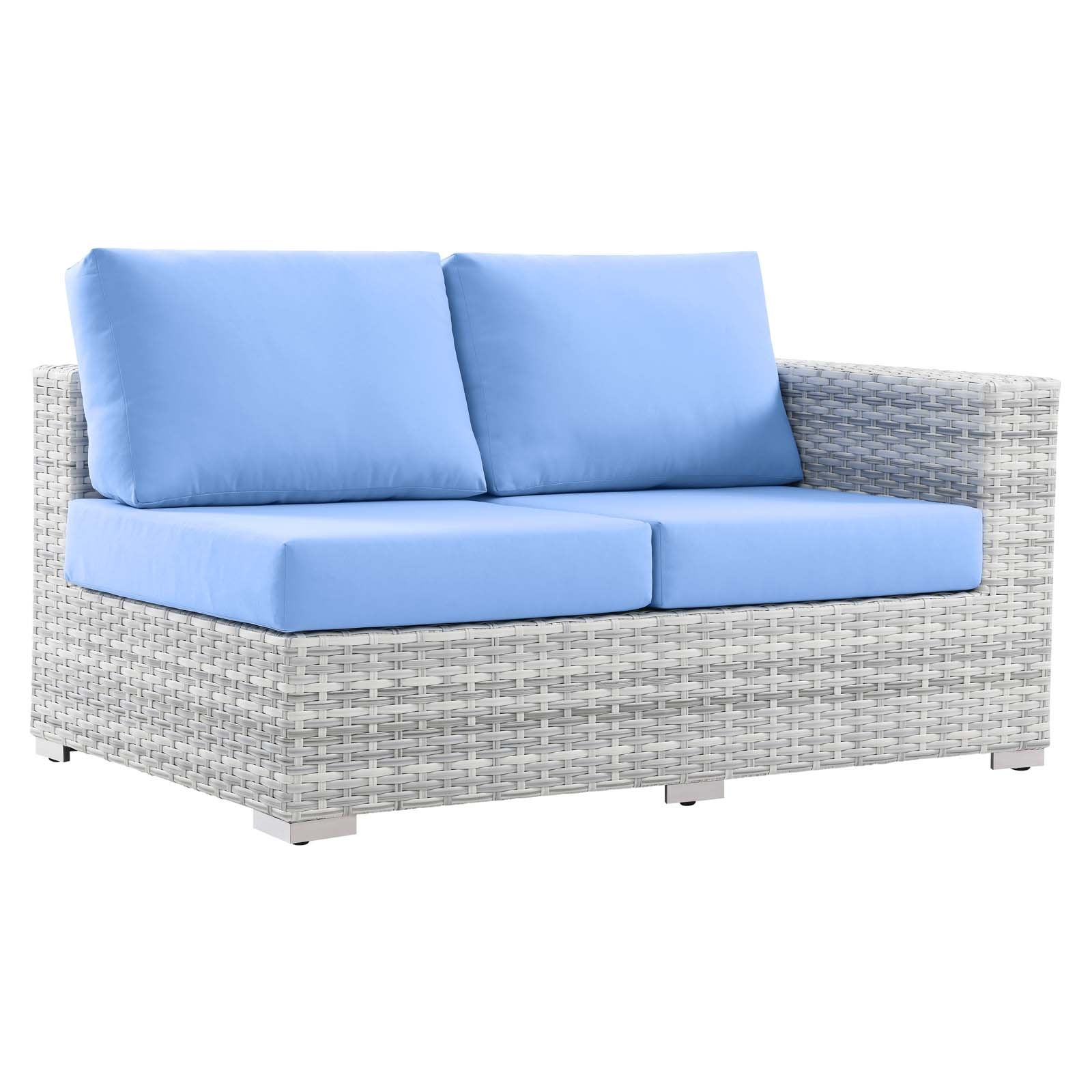 Convene Outdoor Patio Right-Arm Loveseat - East Shore Modern Home Furnishings