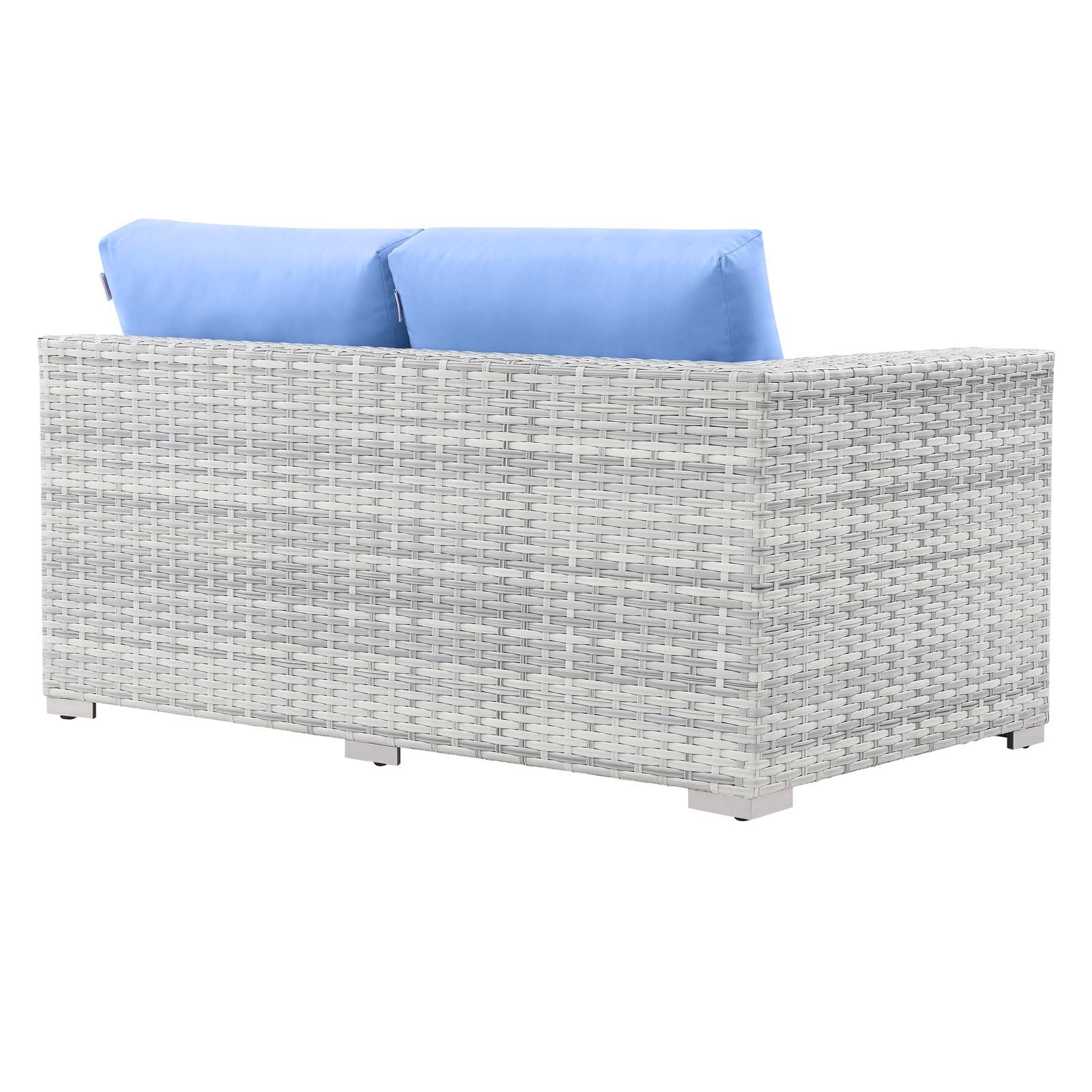 Convene Outdoor Patio Right-Arm Loveseat - East Shore Modern Home Furnishings