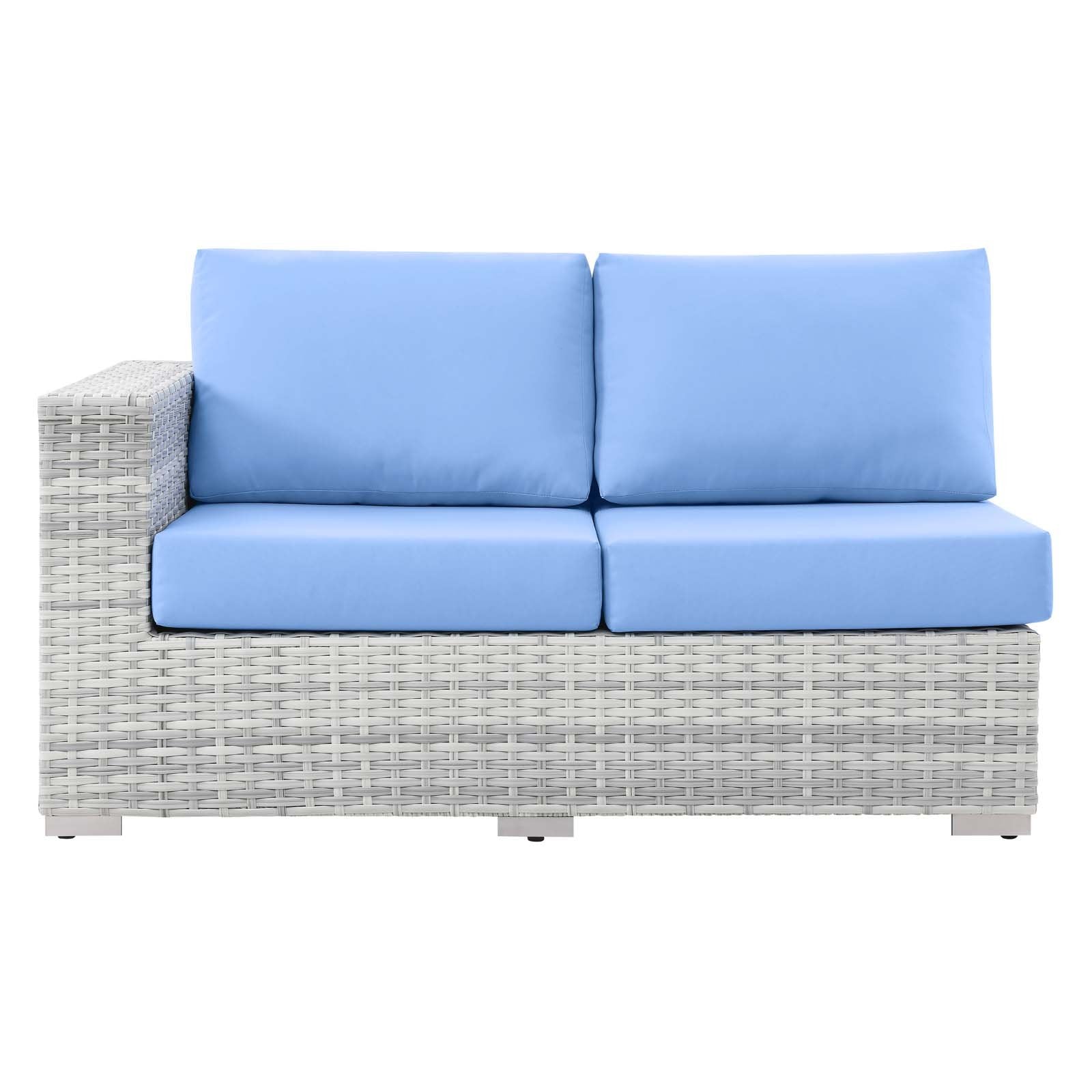 Convene Outdoor Patio Right-Arm Loveseat - East Shore Modern Home Furnishings