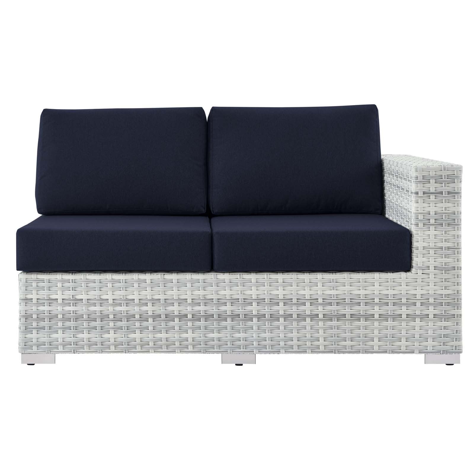 Convene Outdoor Patio Right-Arm Loveseat - East Shore Modern Home Furnishings