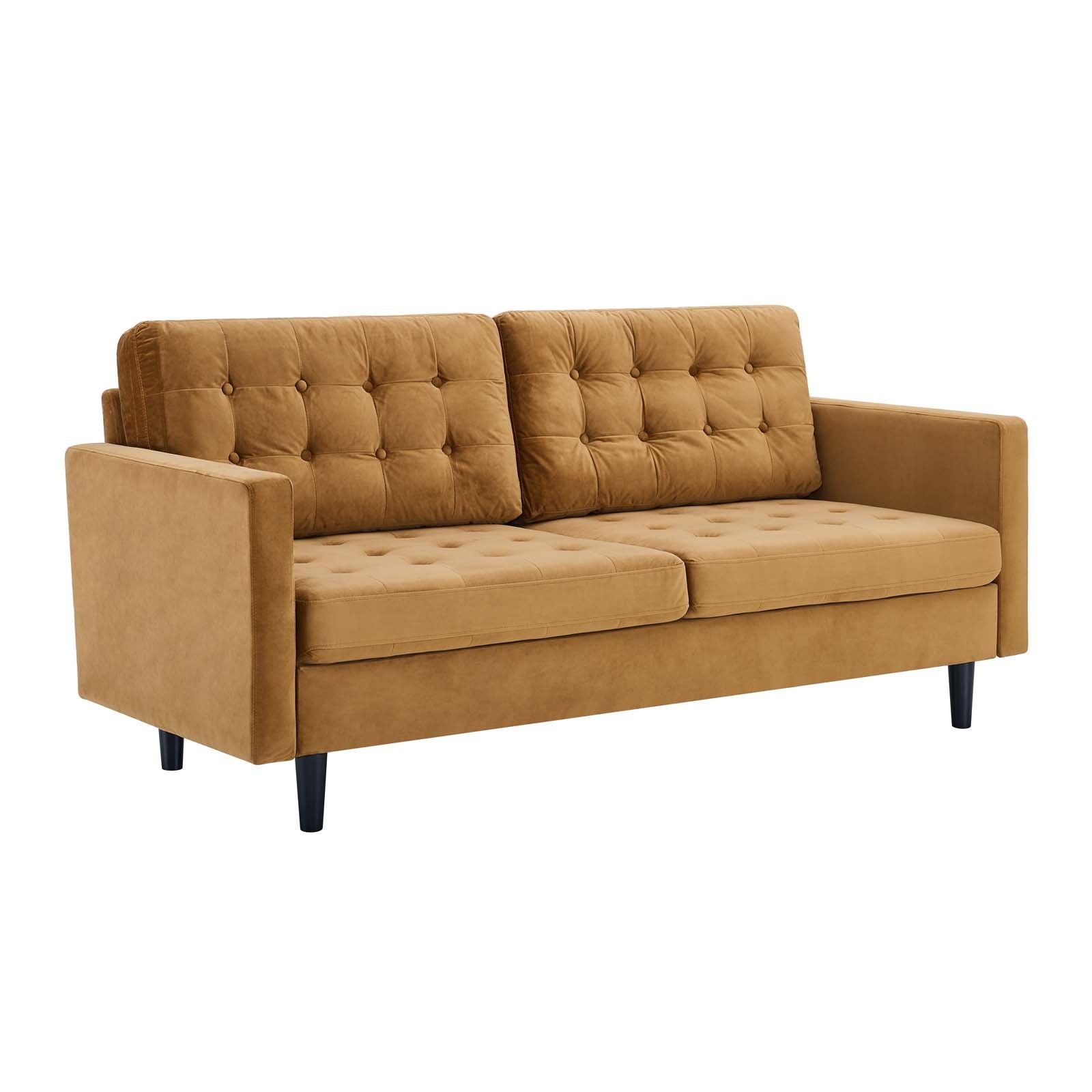 Exalt Tufted Performance Velvet Sofa - East Shore Modern Home Furnishings