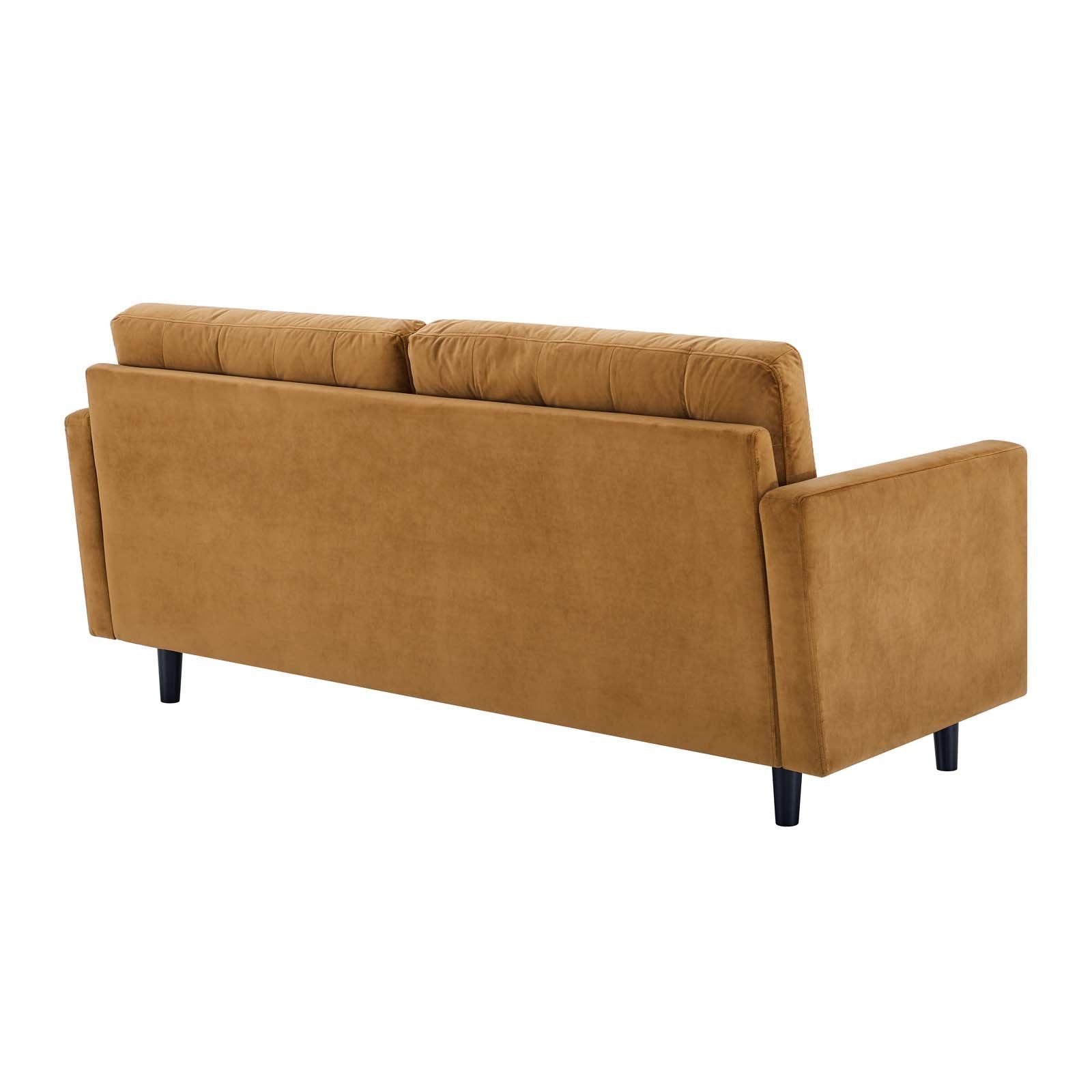 Exalt Tufted Performance Velvet Sofa - East Shore Modern Home Furnishings