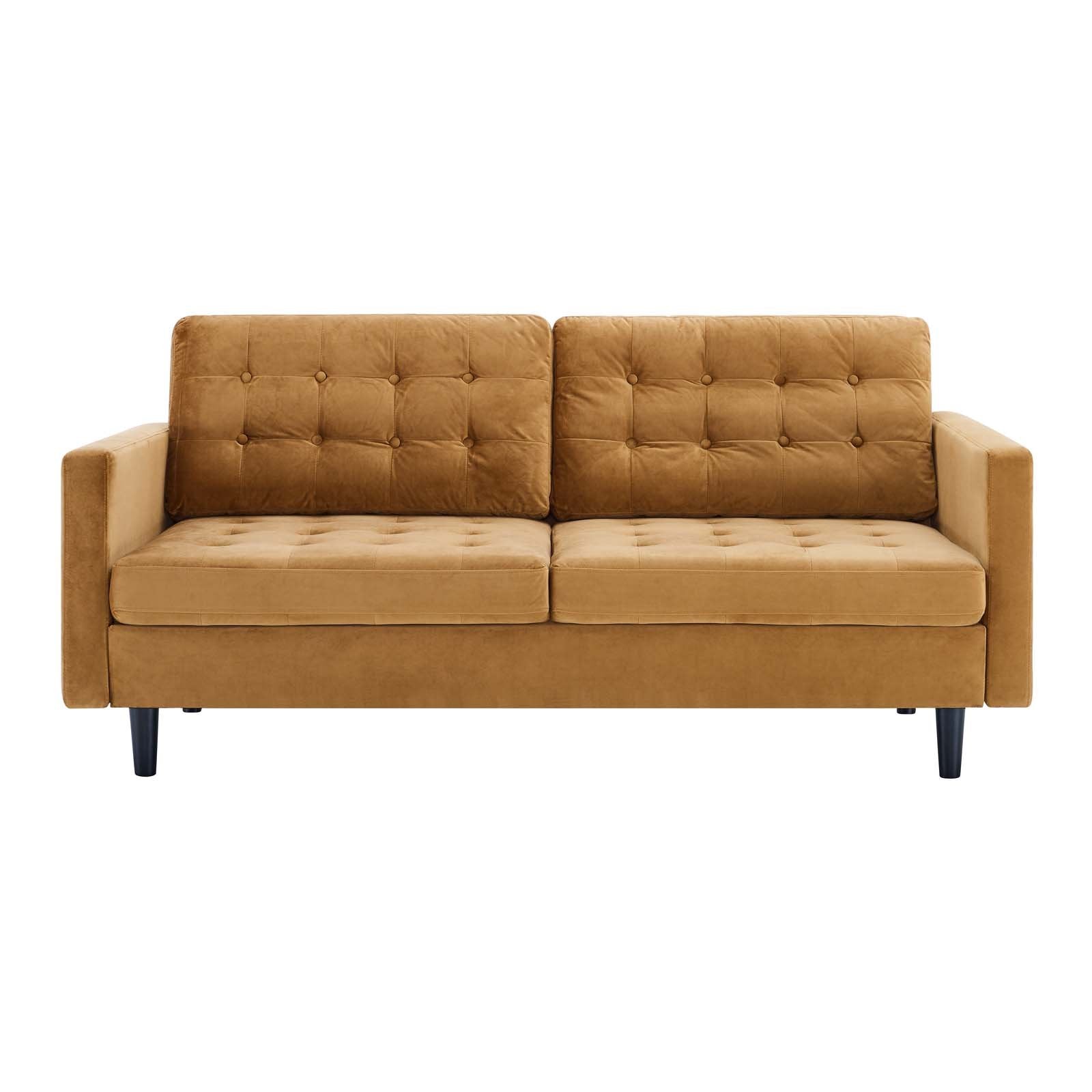 Exalt Tufted Performance Velvet Sofa - East Shore Modern Home Furnishings