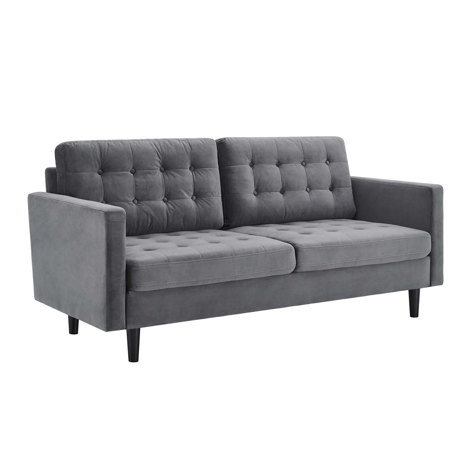 Exalt Tufted Performance Velvet Sofa - East Shore Modern Home Furnishings