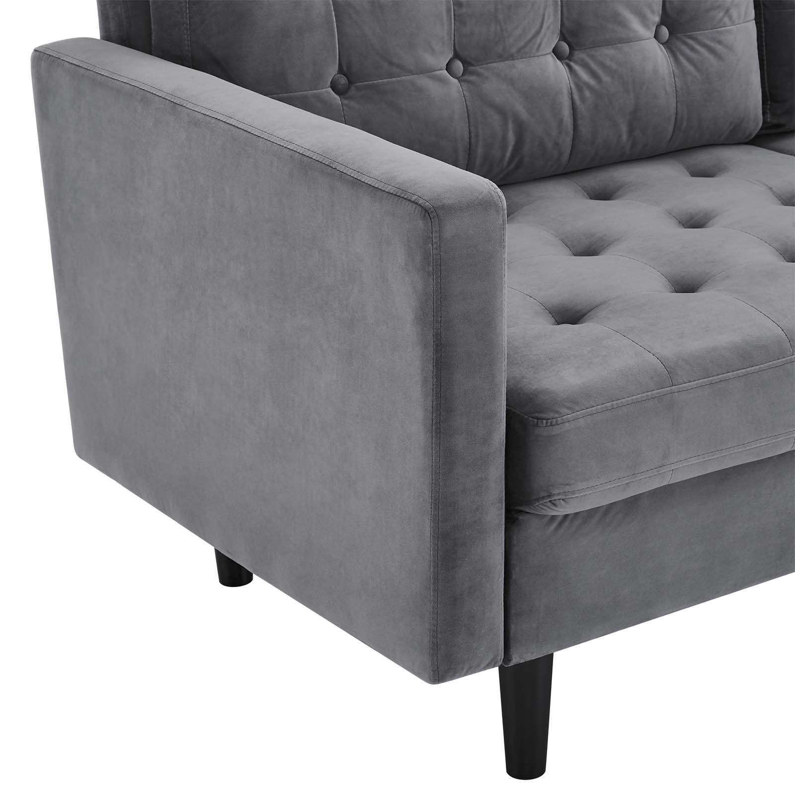 Exalt Tufted Performance Velvet Sofa - East Shore Modern Home Furnishings