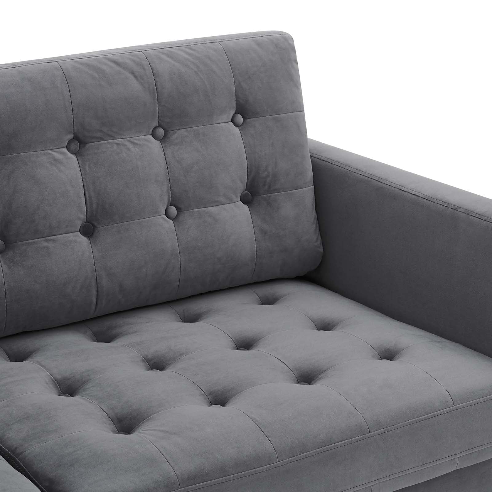 Exalt Tufted Performance Velvet Sofa - East Shore Modern Home Furnishings