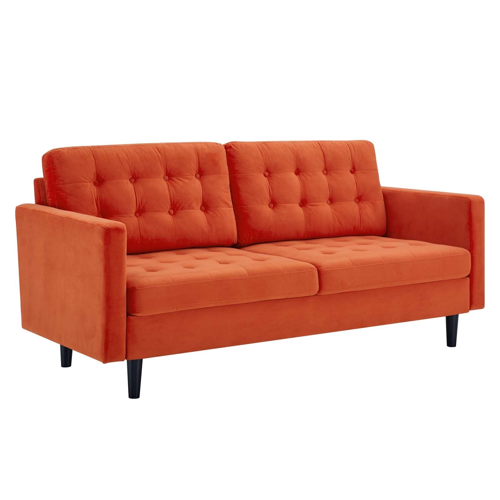 Exalt Tufted Performance Velvet Sofa - East Shore Modern Home Furnishings