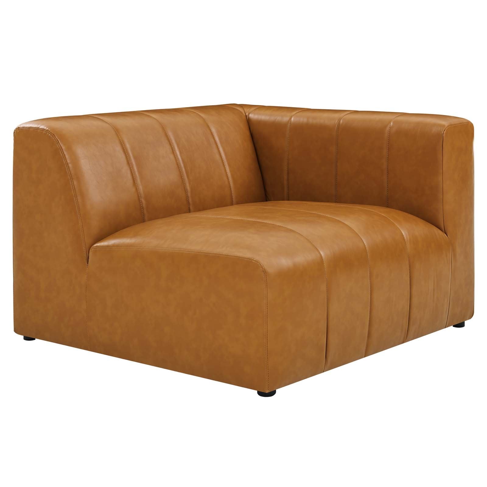 Bartlett Vegan Leather Vegan Leather 4-Piece Sectional Sofa - East Shore Modern Home Furnishings