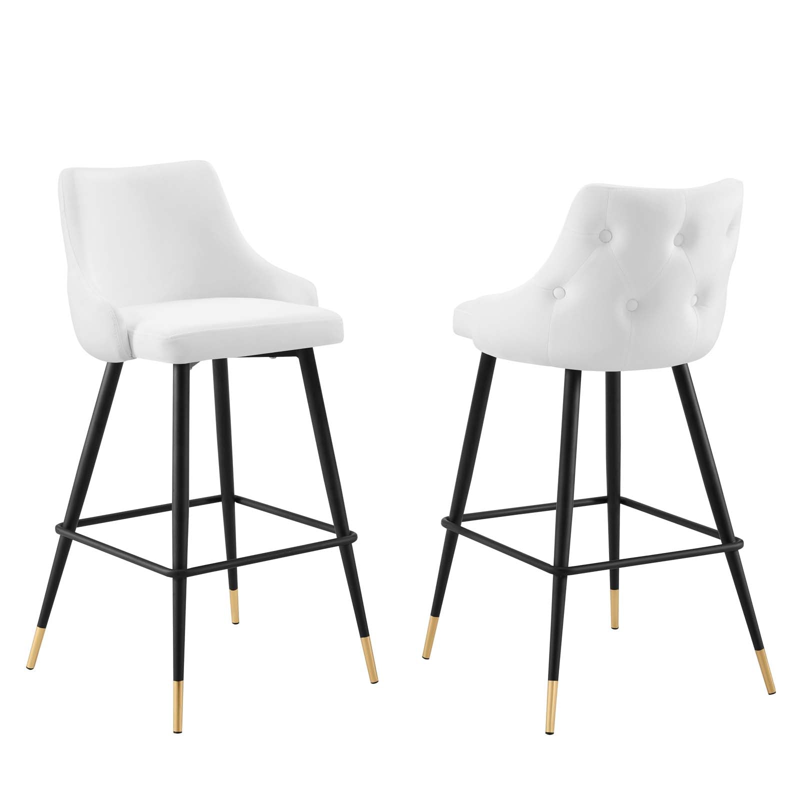 Adorn Performance Velvet Bar Stool Set of 2 - East Shore Modern Home Furnishings