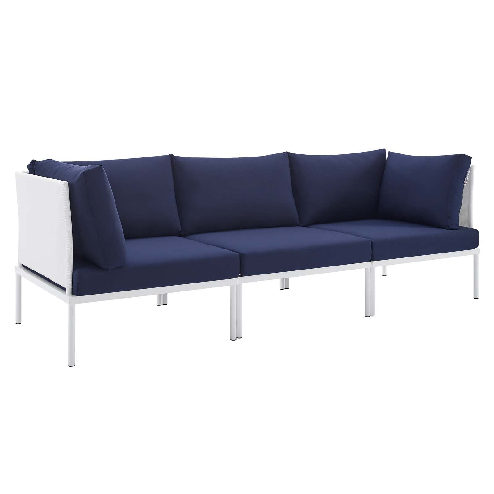 Harmony Sunbrella® Outdoor Patio Aluminum Sofa - East Shore Modern Home Furnishings