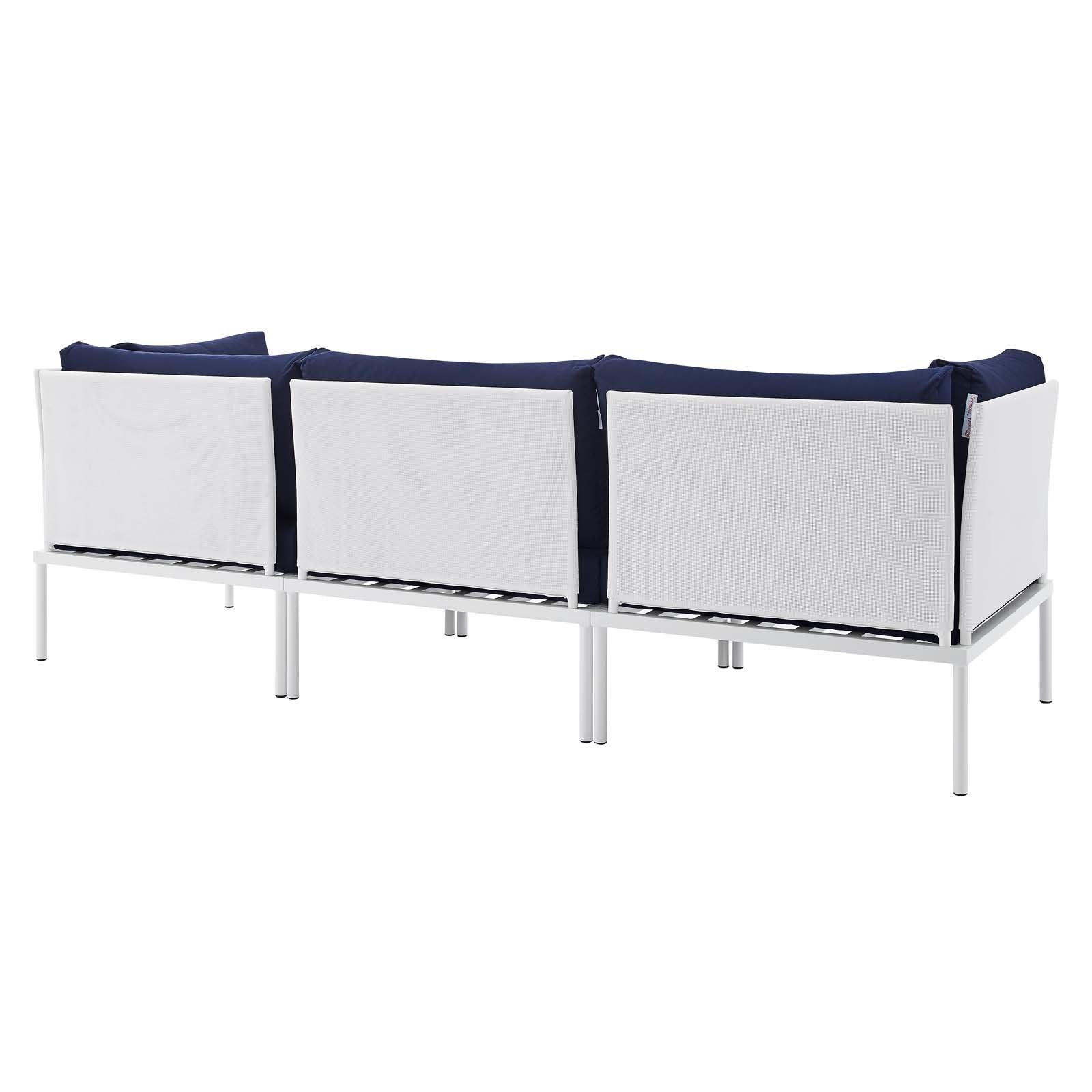 Harmony Sunbrella® Outdoor Patio Aluminum Sofa - East Shore Modern Home Furnishings