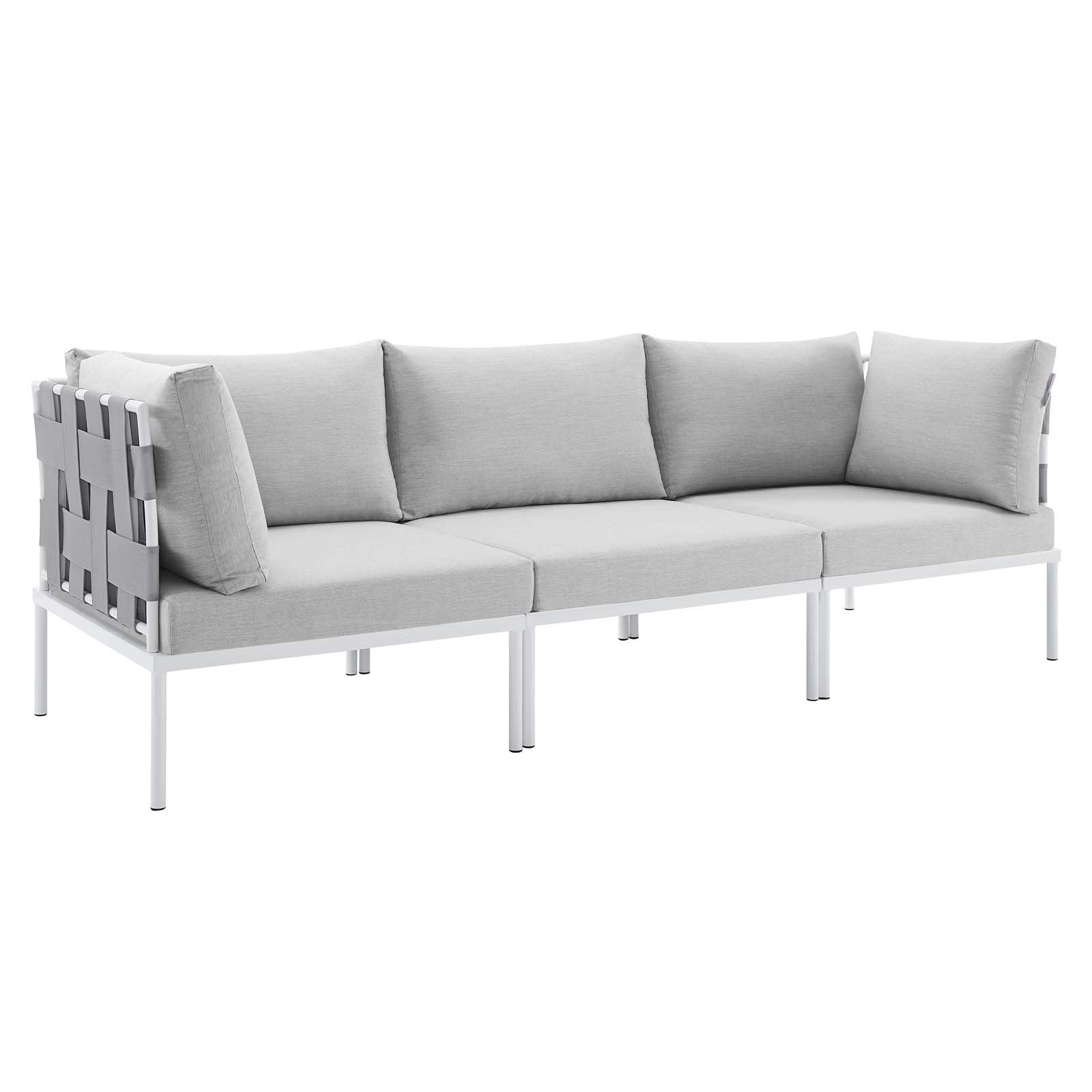 Harmony Sunbrella® Outdoor Patio Aluminum Sofa - East Shore Modern Home Furnishings