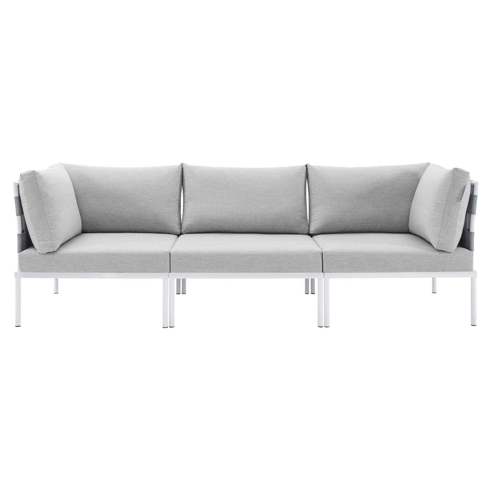 Harmony Sunbrella® Outdoor Patio Aluminum Sofa - East Shore Modern Home Furnishings