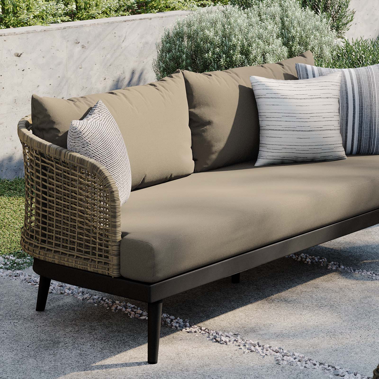 Meadow Outdoor Patio Sofa - East Shore Modern Home Furnishings