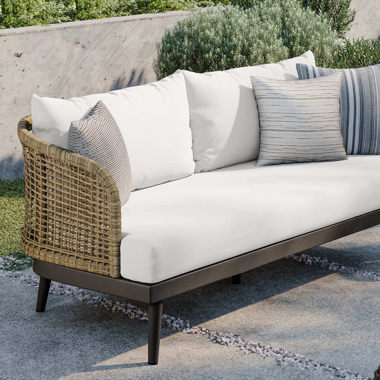 Meadow Outdoor Patio Sofa - East Shore Modern Home Furnishings